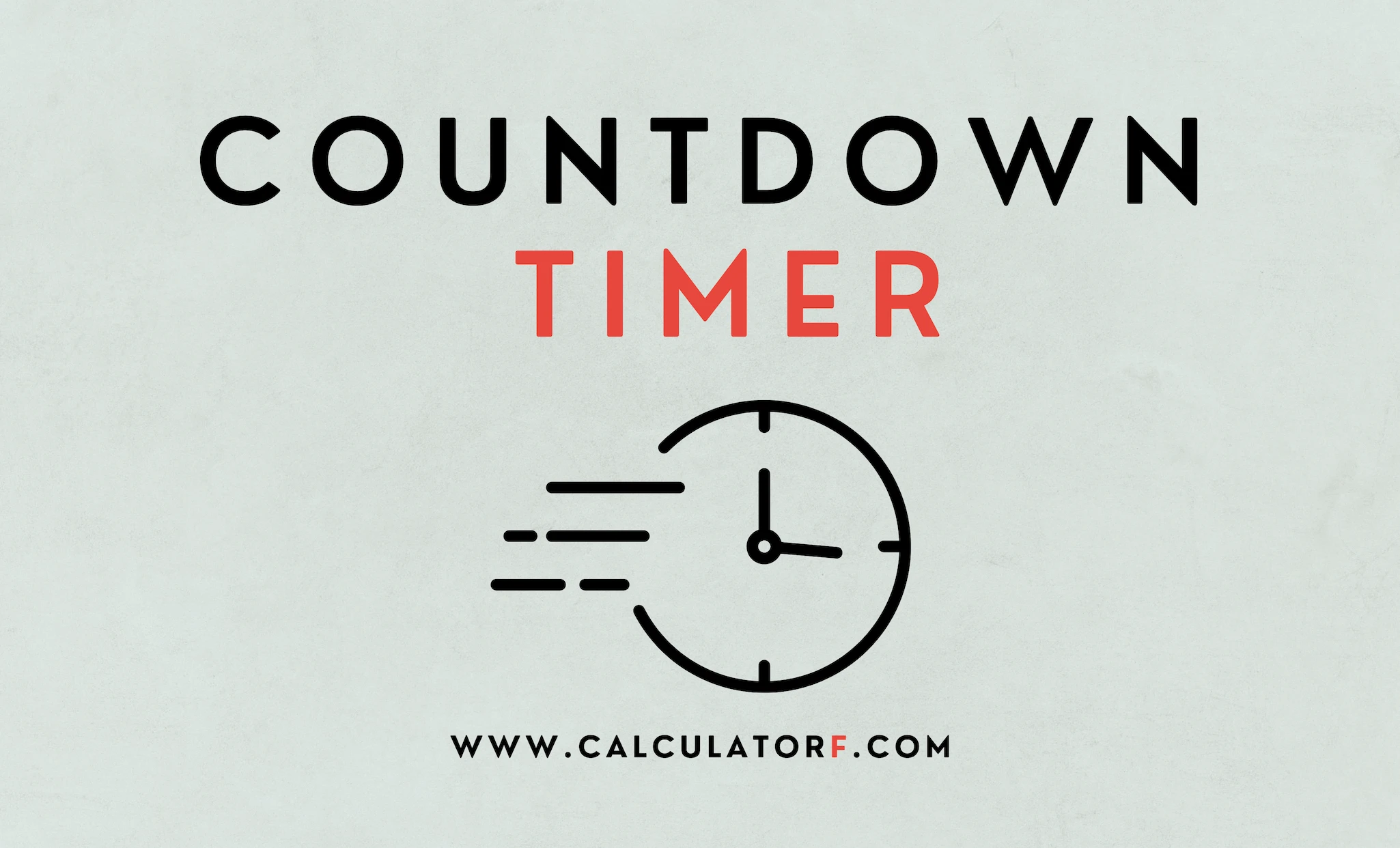 Countdown Timer to Any Date And Time | Full-Screen