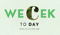 week to day converter