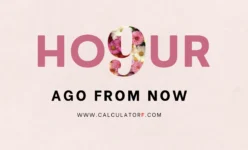 9 hours ago from now