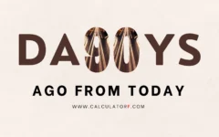 90 days ago from today