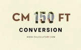 150 Cm to Feet | Convert Centimeters to Feet & Inches