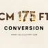 170 Cm to Feet | Convert Centimeters to Feet & Inches