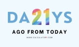 What Date Is 21 Days Ago From Today? Quick Calculator
