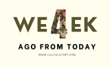 What Date Is 4 Weeks Ago From Today? Quick Calculator