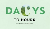 Day to Hour Converter – Time Conversion Calculators